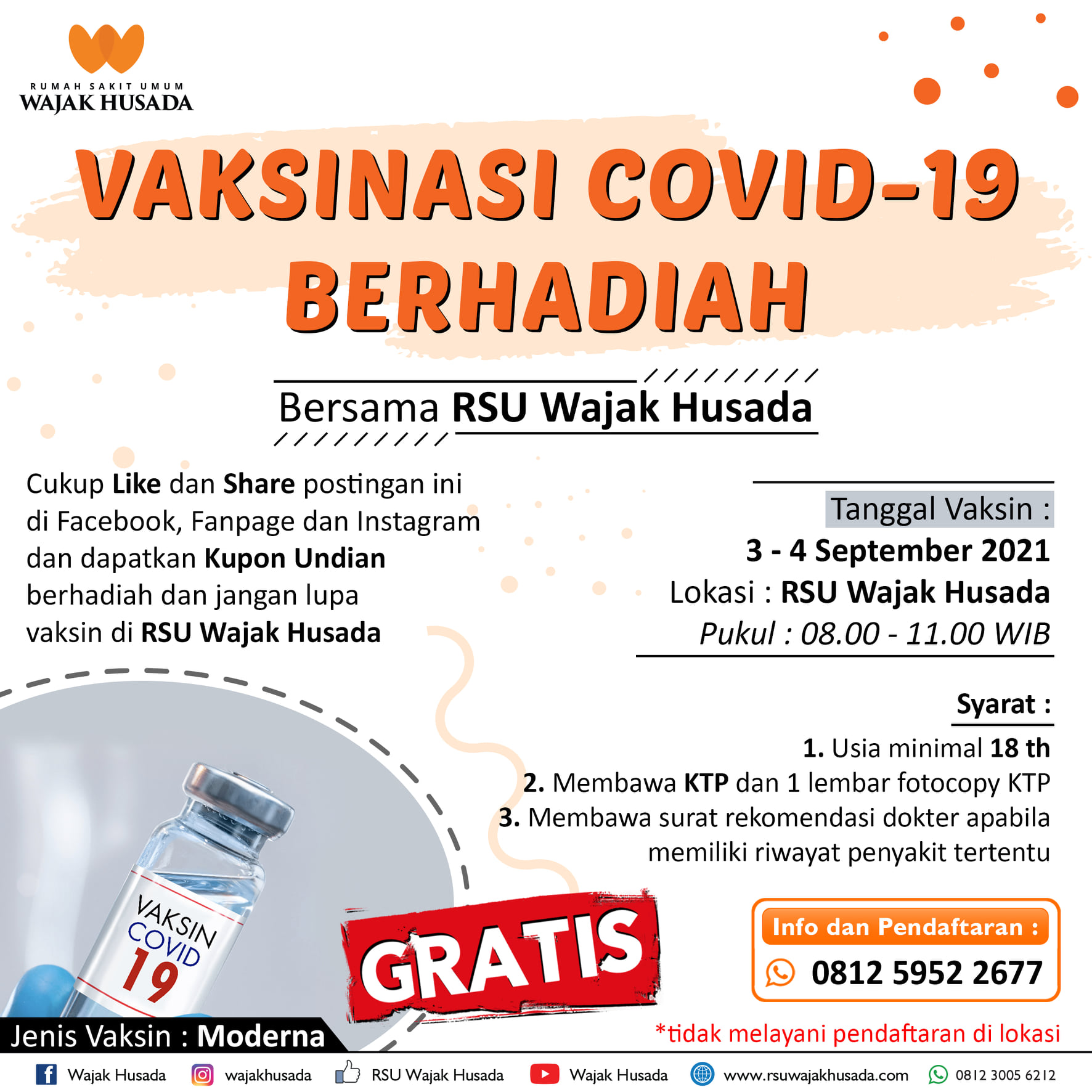 VAKSINASI COVID-19 BERHADIAH