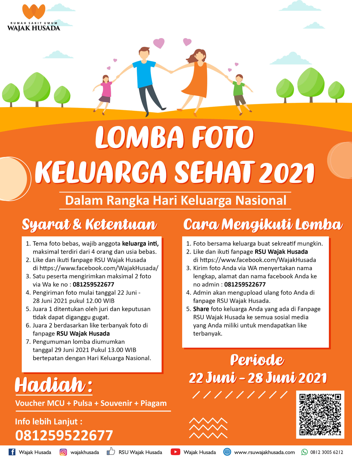 LOMBA FOTO KELUARGA SEHAT 2021 DALAM RANGKA MENYAMBUT HARI KELUARGA NASIONAL