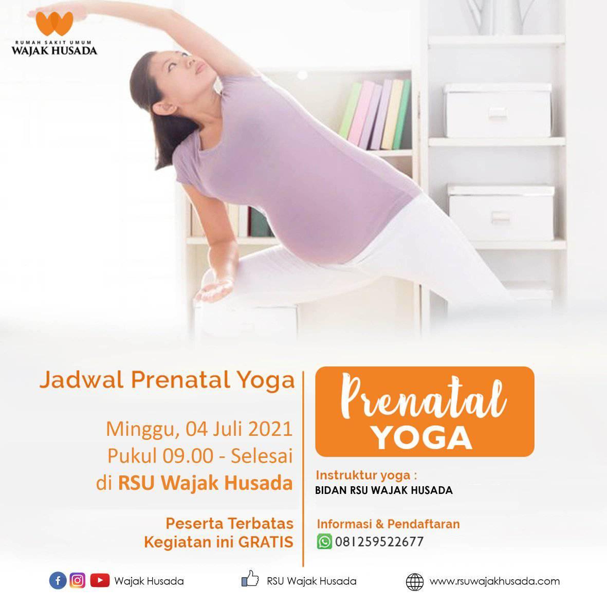PRENATAL YOGA BERSAMA RSU WAJAK HUSADA
