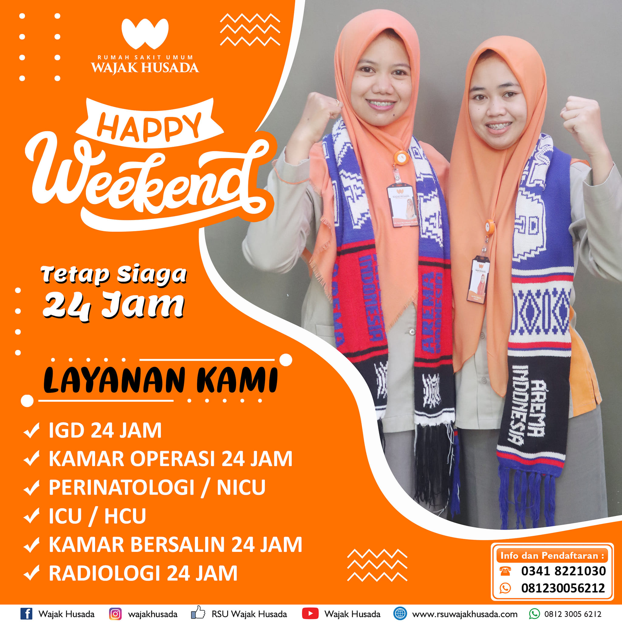 Selamat berakhir pekan sobat sehat semuanya. Tetap jaga kesehatan yaa jangan lupa berolahraga dan jaga pola makan sehat ya..